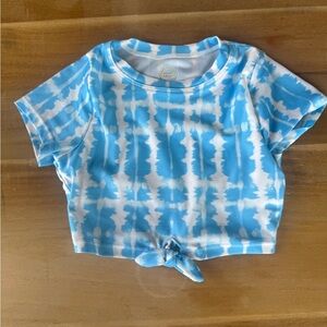 Wonder Nation Sky Blue and White Top